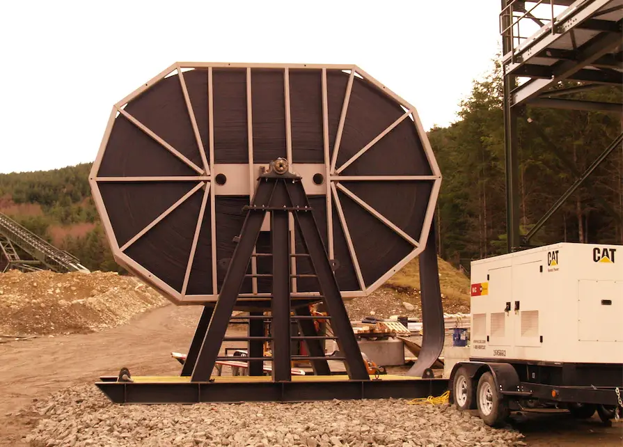 Large Roll Belt Stand with Brake System